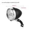 Retro LED Bicycle Headlight With Bracket For Night Riding 8