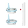 Tumbler Lid Replacement With Flip Straw Leak Proof Spill Proof Cup Cover For 40oz Tumblers 26
