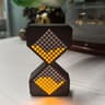 LED Electronic Hourglass Timer Modern Digital Sand Clock Cyber Style Decorative Light For Home Or O 8