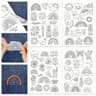 Water Soluble Embroidery Stabilizer Sheets  Stick And Stitch Wash Away Floral And Butterfly Designs 10