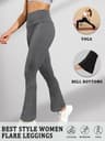 Womens High Waisted Flare Yoga Pants  Super Soft Bell Bottom Leggings With Tummy Control 10