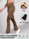 Womens High Waisted Flare Yoga Pants  Super Soft Bell Bottom Leggings With Tummy Control 12