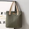 Canvas Tote Shoulder Bag  Large Capacity Reusable And Stylish Everyday Carryall 9