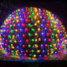 Halloween Purple LED Net Mesh Fairy Light Curtain For Home Wedding And Party Decoration 10