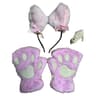 Cat Paw Gloves And Headband Set For Winter Cosplay And Cute Outdoor Wear 10