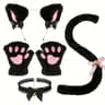 Cat Paw Gloves And Headband Set For Winter Cosplay And Cute Outdoor Wear 6