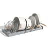 Foldable Kitchen Pot Lid Organizer Rack Adjustable Storage Shelf For Cookware And Utensils 6