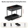 Two Tier Under Sink Organizer Sliding Cabinet Storage Rack 14