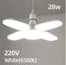 Foldable Fan Shape LED Bulb 28W Ceiling Light 6
