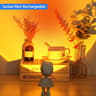 Rechargeable Astronaut Projection Lamp LED Rainbow Sunset Night Light 9