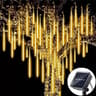 Solar LED Meteor Shower Lights  Outdoor Waterproof Falling Rain String Lights 9