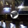Warm White LED Solar Step Lamp Outdoor Waterproof Garden Fence And Path Light 7