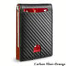 Slim RFID Blocking Wallet For Men  Synthetic Leather Bifold Card Holder With Money Clip 7