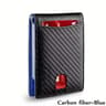 Slim RFID Blocking Wallet For Men  Synthetic Leather Bifold Card Holder With Money Clip 8