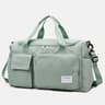 Large Capacity Carry On Travel Duffel Bag With Shoe Compartment  Waterproof Weekender Bag For Women 14