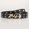Y2K Hollow PU Leather Fashion Belt For Men And Women  Trendy Punk Style Waist Accessory 7