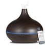 500ml Wood Grain Ultrasonic Aroma Diffuser With Remote Control And 7 LED Lights 6