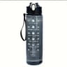 800ml Sports Water Bottle  LeakProof Motivational Drinking Cup With Time Marker 8