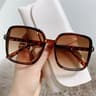 Oversized Vintage Square Sunglasses For Women With UV400 Protection 6