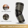 Copper Infused Ankle Support Compression Sleeve For Pain Relief And Stability 7