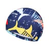 Waterproof Leaf Print Swimming Cap With Ear Protection And Non Slip Design For Adults 8