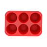 Silicone Jumbo Muffin Pan 6 Cup Large Muffin Pan For Cupcakes Popovers Cheesecake Bites 6