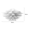 Nordic Modern Lotus Flower Lampshade Plastic Lamp Cover For Ceiling Light And Hanging Lamps 7