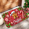 Christmas Carpet Gingerbread Man Doormat Soft Welcome Mat Living Room Rug For Bedroom Outdoor Home  7