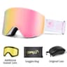 Professional Magnetic Ski Goggles With Quick Change Anti Fog Double Layer Lens 10