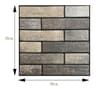 3D Brick Wall Stickers Waterproof SelfAdhesive Panels For Home Decor 10