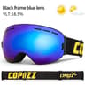 Anti Fog Ski Goggles Double Layer UV400 Wide View Snowboard Mask For Men And Women 12