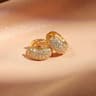 Triple Heart Cubic Zirconia Hoop Earrings 11