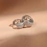 Triple Heart Cubic Zirconia Hoop Earrings 12