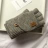 Knitted Winter Fingerless Gloves 8