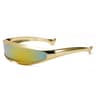 Futuristic Electroplated One Piece Sunglasses 6