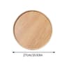 Round Wooden Serving Tray For Home And Kitchen 7