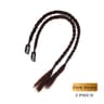 Synthetic Braid Ponytail Hairpiece With Strong Clip 2 Piece Set 6