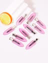 Transparent Seamless Hair Clips For Makeup And Styling 10 Pack 10