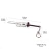 Anime Weapon Model Pendant Keychain 11