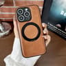 Magnetic Leather Phone Case With Matte Finish And Stand Holder 7