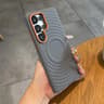 Magnetic Leather Pattern Phone Case With Wave Texture 7