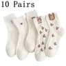 Mens Soft Breathable Cartoon Expression Socks  MultiPair Packs 11