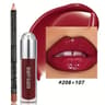 Lip Gloss And Lip Liner Set Waterproof Long Lasting Nude Combo 7