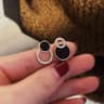 Black Zircon Square Stud Earrings  Shiny Geometric Statement Jewelry For Women 13