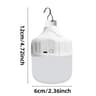 Portable USB Rechargeable LED Pendant Light Waterproof Outdoor Lamp 6