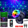 LED Stage Disco Light Rotating RGB Party Lamp With Sound Activation 8