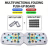 Push Up Board Set  Portable Multifunctional Foldable Fitness System 6