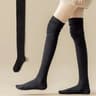 Knee High Socks Thin Long Stacked Socks Womens High Elastic Stockings 6