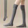 Knee High Socks Thin Long Stacked Socks Womens High Elastic Stockings 8