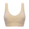 Womens Push Up Bra Backless Wireless Seamless Brassiere Plus Size 11